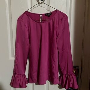 Pink Silky Blouse